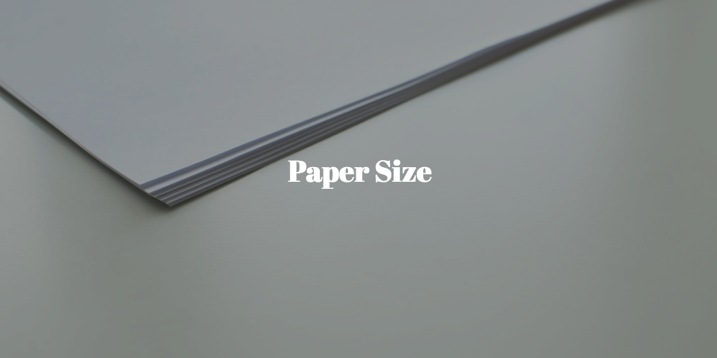 紙のサイズ